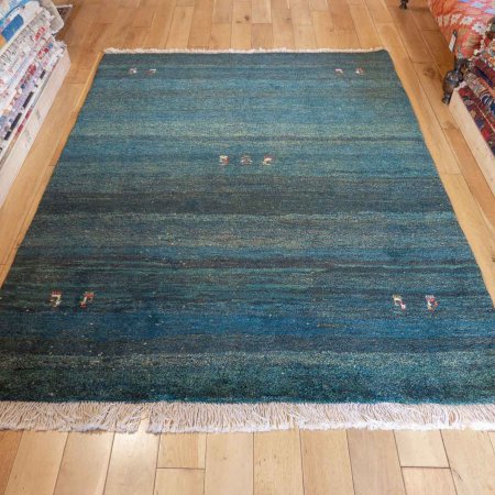Hand-Knotted Gabbeh Rug From Iran (Persian)
