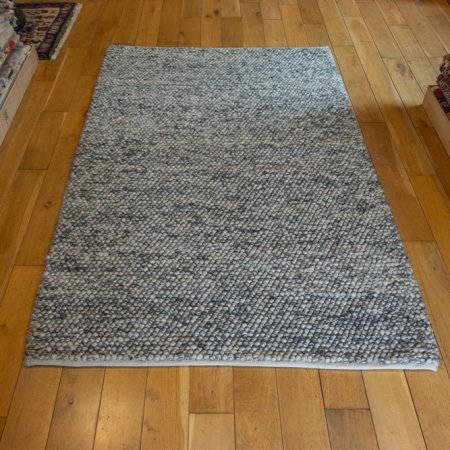 Hand-Knotted Sphere Rug From India