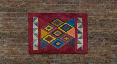 Hand Made Kilim Art Wall Hanging From Turkey Sn 18842 Olney Oriental Rugs