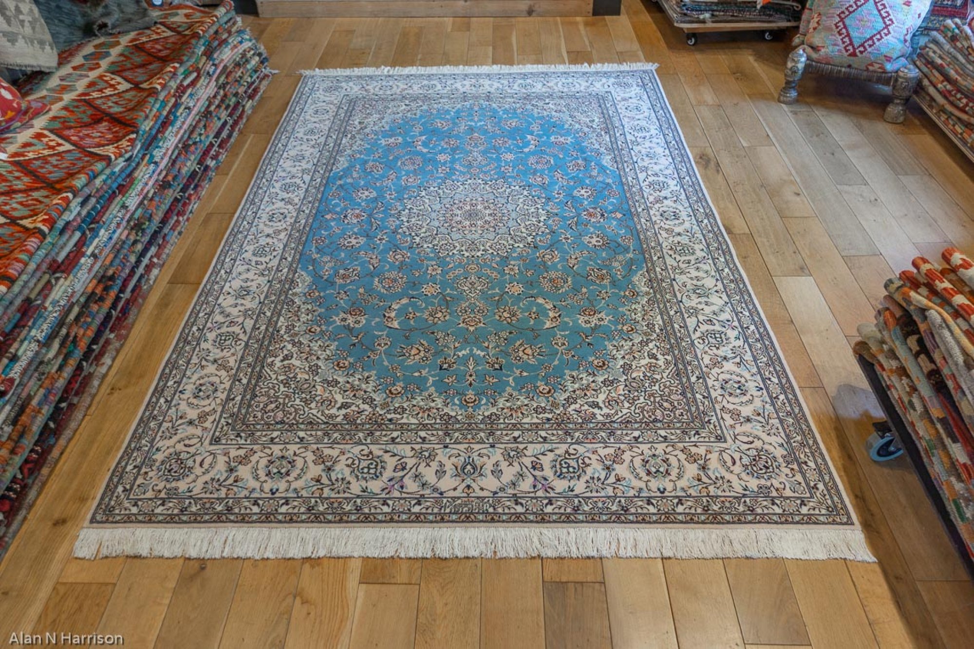 HandKnotted Nain Rug From Iran (Persian) (SN26041) Olney Oriental Rugs