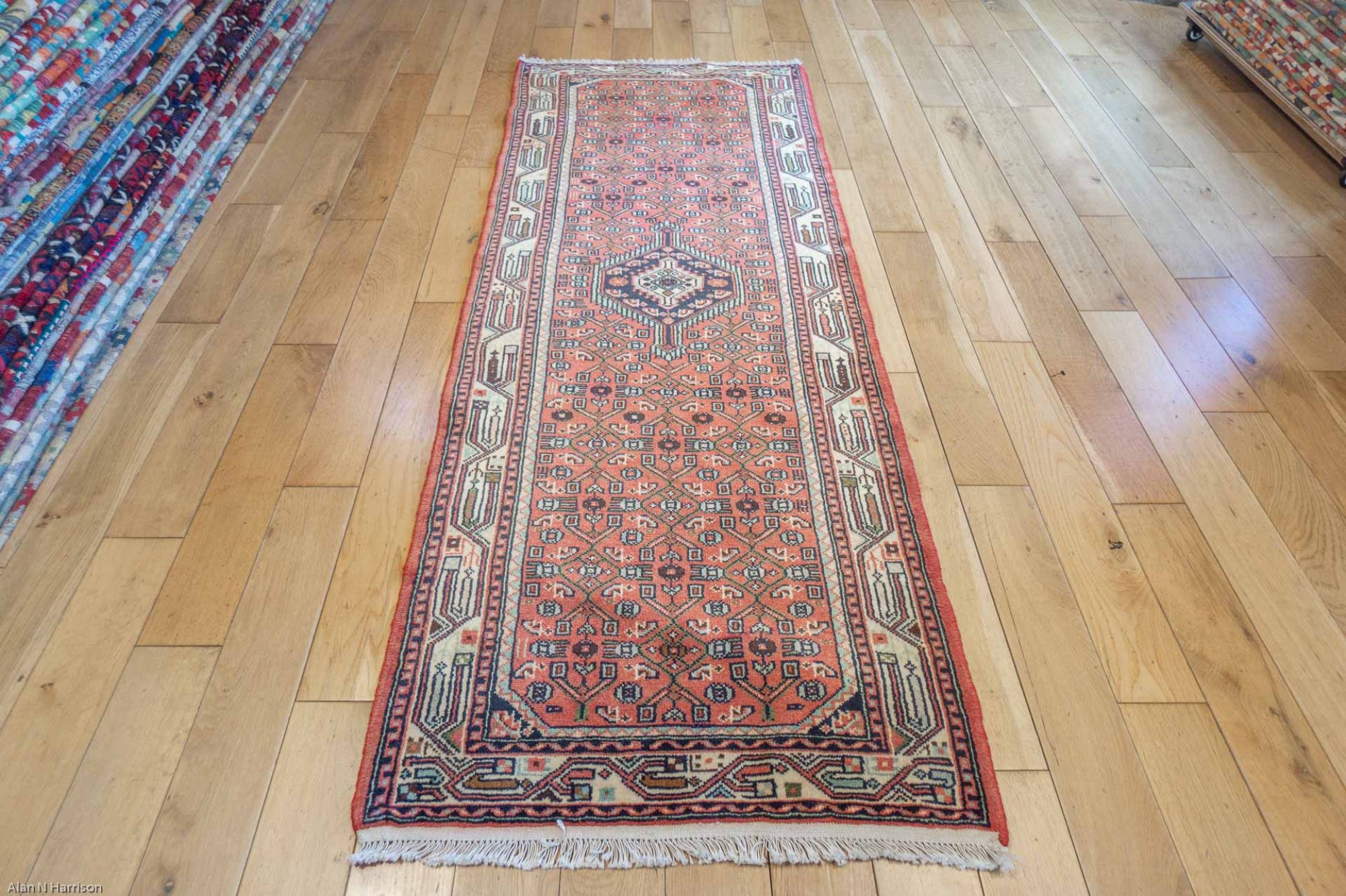 HandKnotted Tajabad Runner From Iran (Persian) (SN28256) Olney