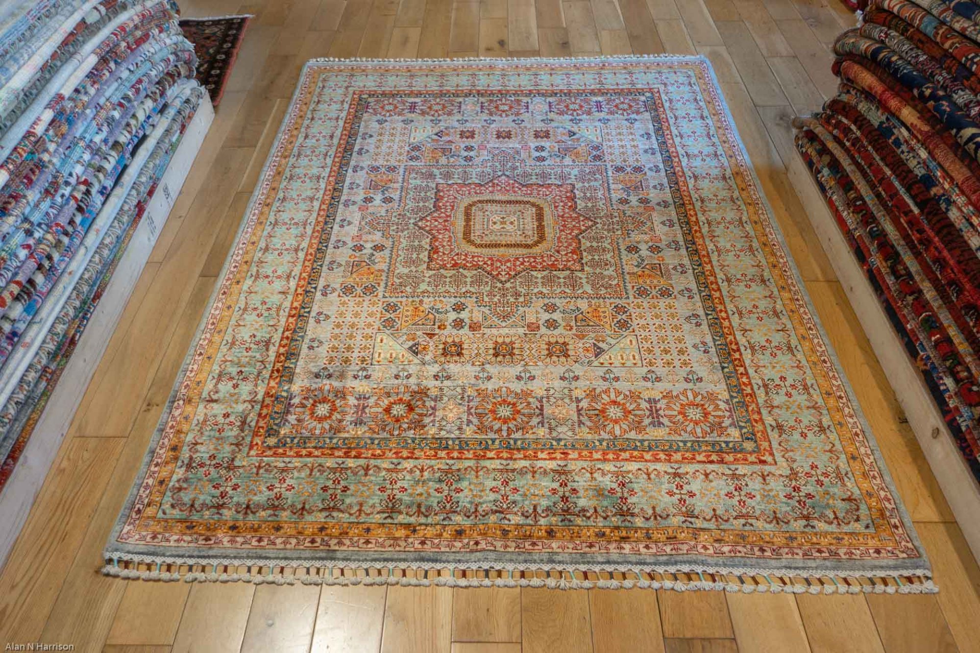HandKnotted Fine Mamluk Rug From Afghanistan (SN28588) Olney Oriental