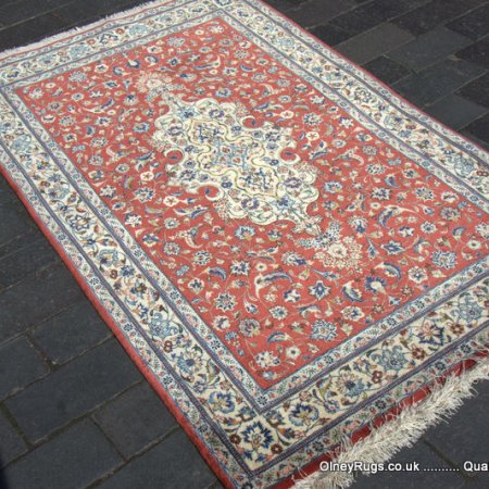 Hand-Knotted Eilam Fars Rug From Iran (Persian)