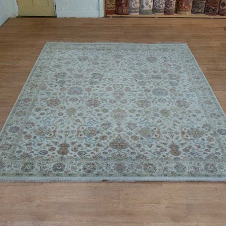 Hand-Knotted Imperial Jewel Rug From India
