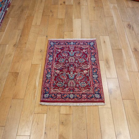 Hand-Knotted Indo Ziegler Rug From India