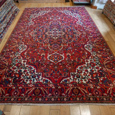 Hand-Knotted Bahktiar Rug From Iran (Persian)
