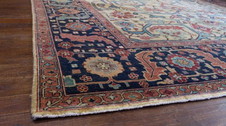 Hand-Knotted Mamluk Rug From India