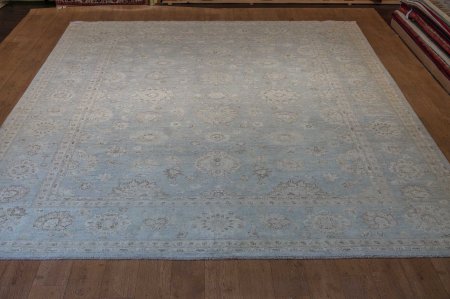 Hand-Knotted Pasha Ziegler Rug From Afghanistan