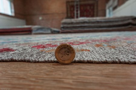 Hand-Woven Mazar Kilim From Afghanistan