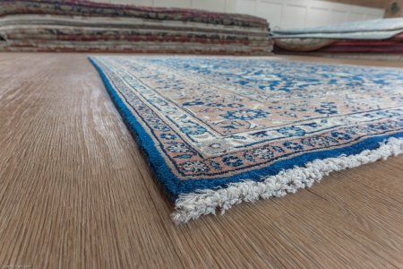Hand-Knotted Veramin Rug From Iran (Persian)
