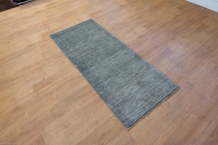 Hand-Knotted Berber Natural Runner From Afghanistan