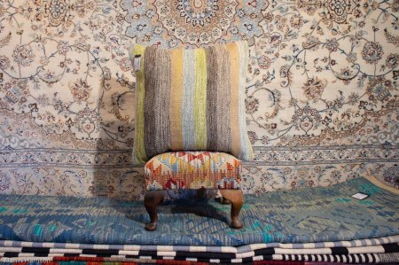 Hand Made Mazar Kilim Cushion From Afghanistan