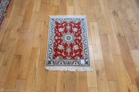 Hand-Knotted Tabas Rug From Iran (Persian)