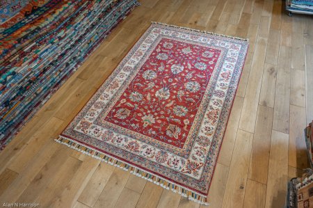 Hand-Knotted Sultanabad Rug From Afghanistan
