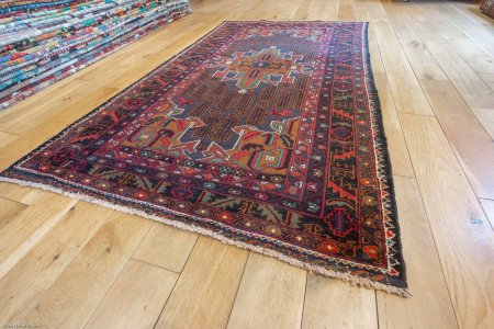 Hand-Knotted Beluch Rug From Afghanistan