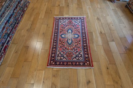 Hand-Knotted Lillahagn Rug From Iran (Persian)