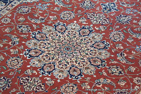 Isfahan rug detail