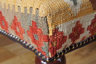 kilim foot stool