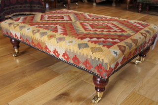 kilim foot stool